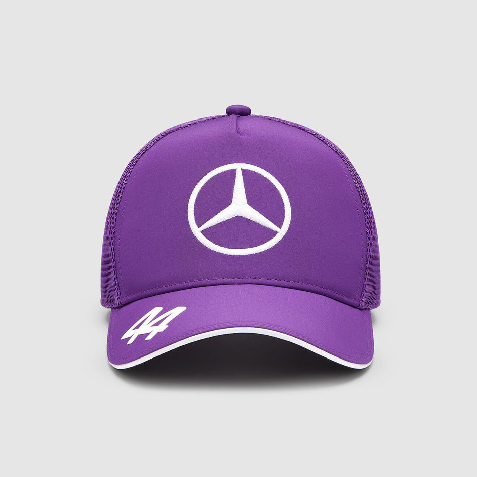 Mercedes AMG Lewis Hamilton Trucker Cap Paars