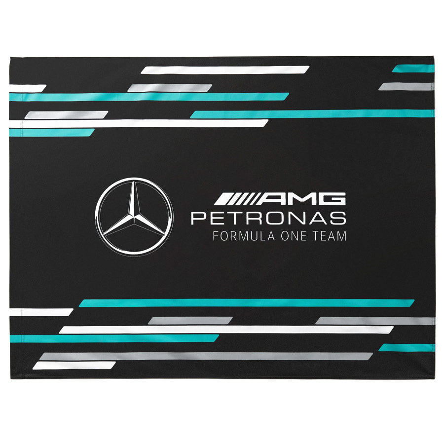 Mercedes AMG Petronas Team Flag Black