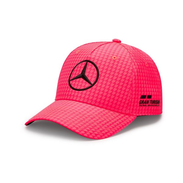 Mercedes AMG Petronas Hamilton Cap Neon Pink