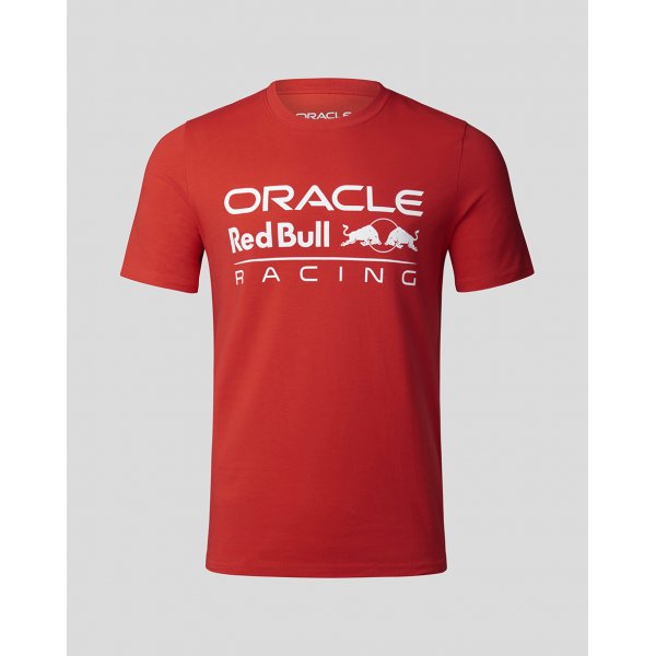 Red Bull Racing Core Tee Front Logo Flame Scarlet Unisex